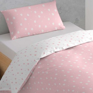 Copripiumino cotone Conejito rosa