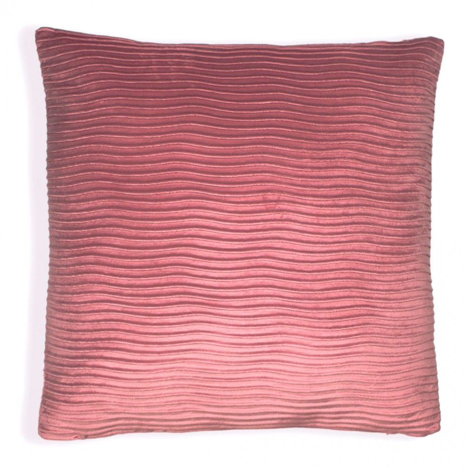 Cuscino New ondas rosa chiaro 50x50 - fodera + imbottitura cuscini-quadrati-in-tinta-unita