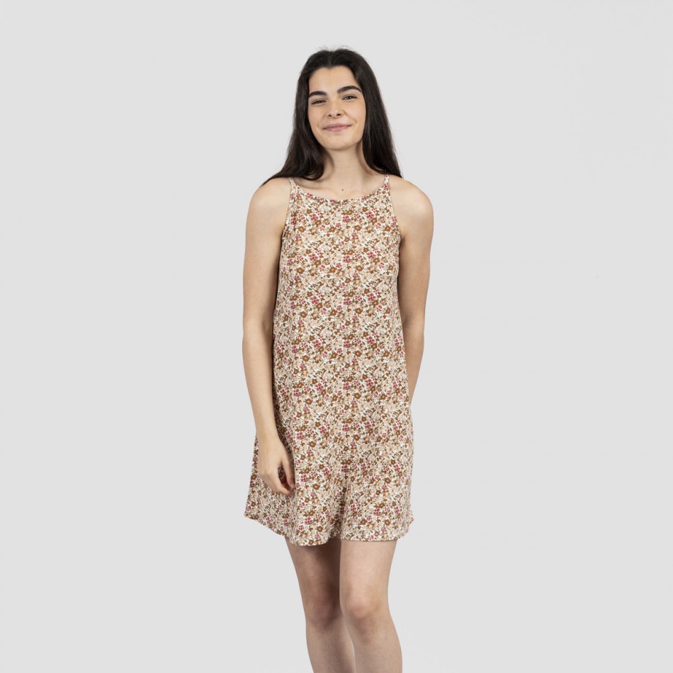 Vestito con spalline crêpe Amelie vestidos-mujer