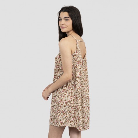 Vestito con spalline crêpe Amelie vestidos-mujer