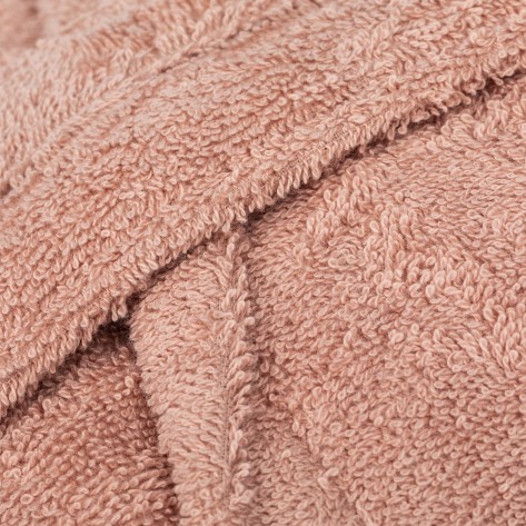 Accappatoio con cappuccio cipria 450gr unisex Accappatoio con cappuccio cipria 450gr unisex