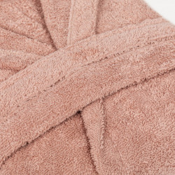 Accappatoio con cappuccio cipria 450gr unisex Accappatoio con cappuccio cipria 450gr unisex