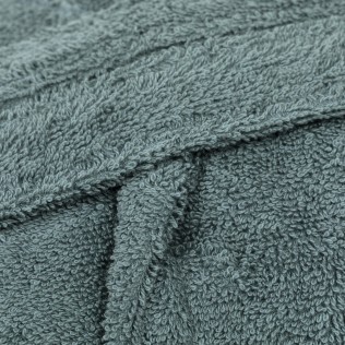 Accappatoio con cappuccio verde veronese 450gr unisex 2