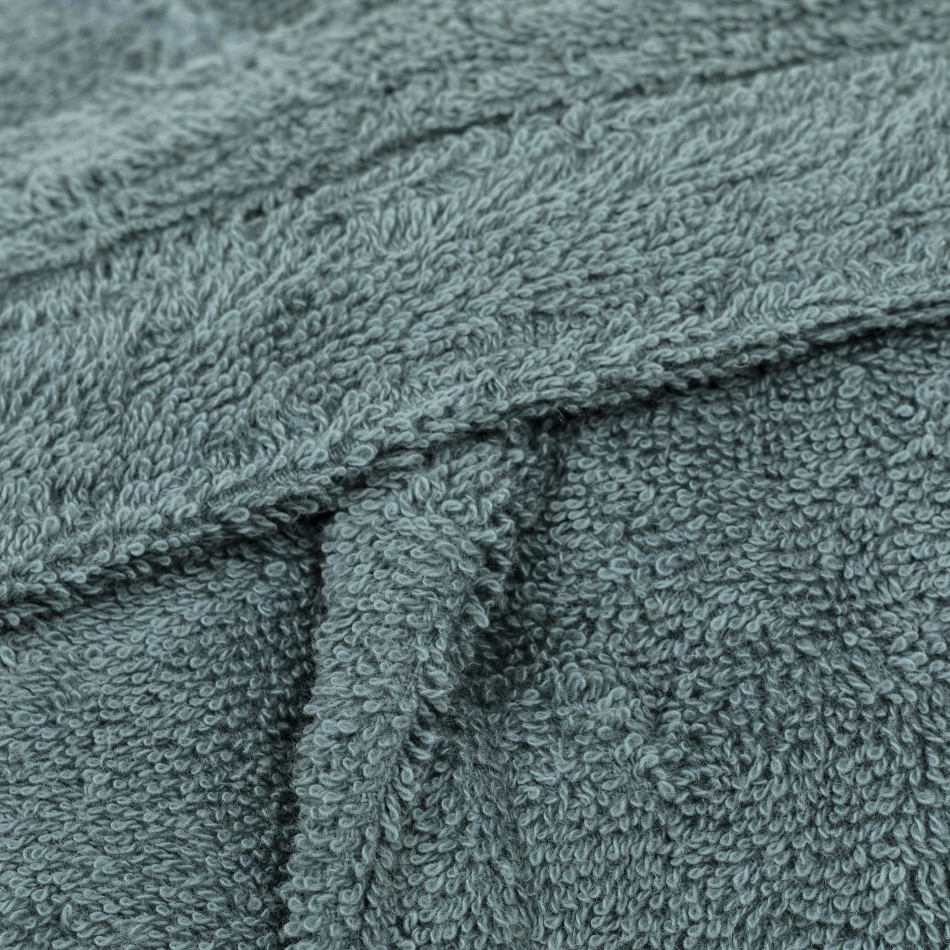 Accappatoio con cappuccio verde veronese 450gr unisex