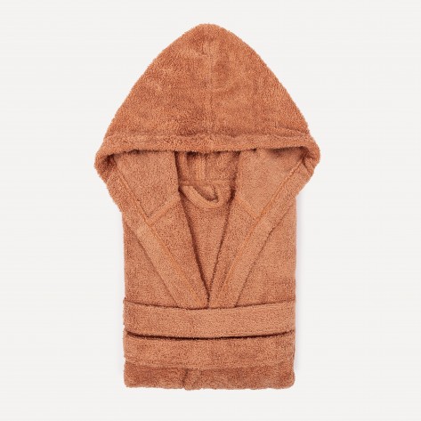 Accappatoio con cappuccio mandarino 450gr unisex Accappatoio con cappuccio mandarino 450gr unisex