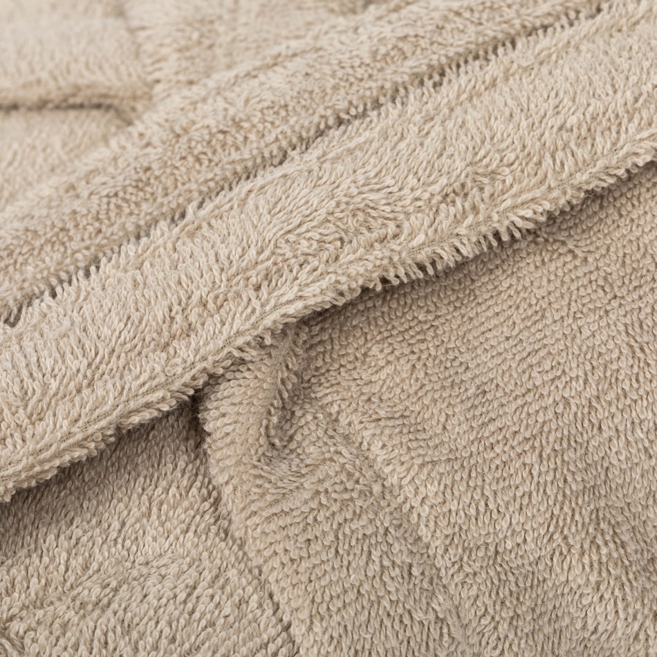 Accappatoio con cappuccio sabbia 450gr unisex