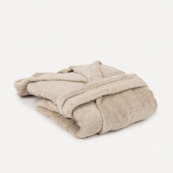 Accappatoio con cappuccio sabbia 450gr unisex Accappatoio con cappuccio sabbia 450gr unisex