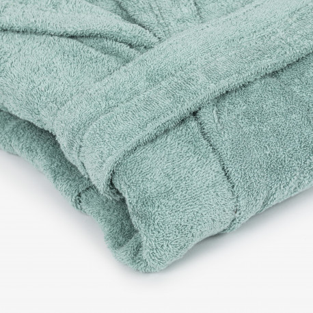 Accappatoio con cappuccio verde tiffany 450gr unisex