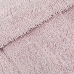 Accappatoio con cappuccio rosa chiaro 450gr unisex accappatoi-bagno