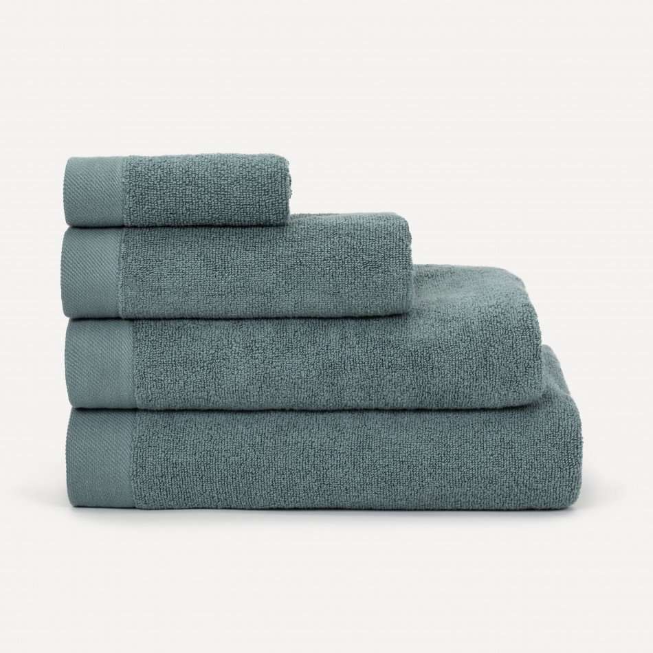 Asciugamano 400gr doppia spugna verde veronese Misure asciugamani 30 x 50cm