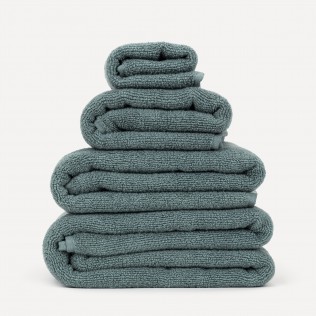 Asciugamano 400gr doppia spugna verde veronese 2