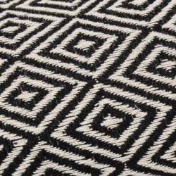 Cuscino rettangolare cotone 30x50 Andres nero - fodera+imbottitura Cuscino rettangolare cotone 30x50 Andres nero - fodera+imbottitura