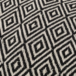 Cuscino cotone Andres nero 45x45 - fodera+imbottitura cuscini-quadrati-stampati