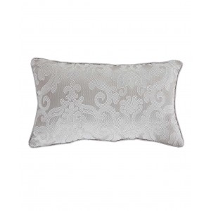 Cuscino rettangolare jacquard 30x50 Damasco grigio perla