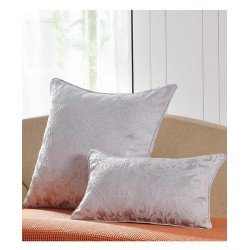 Cuscino rettangolare jacquard 30x50 Damasco grigio perla Cuscino rettangolare jacquard 30x50 Damasco grigio perla