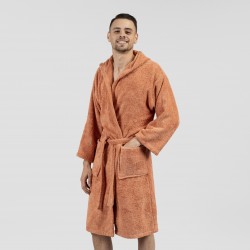 Accappatoio con cappuccio mandarino 450gr unisex Accappatoio con cappuccio mandarino 450gr unisex
