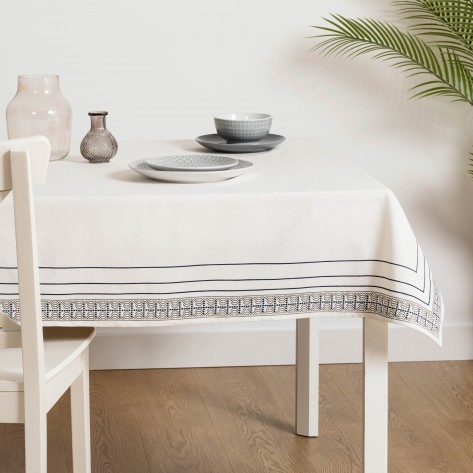 Tovaglia cotone Heracles azzurro Tovaglia cotone Heracles azzurro