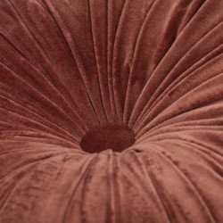 Cuscino velluto Flor cotone rame 45x45 - federa + imbottitura Cuscino velluto Flor cotone rame 45x45 - federa + imbottitura