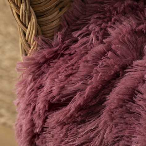 Coperta pelo sherpa rosa malva coperte-sherpa