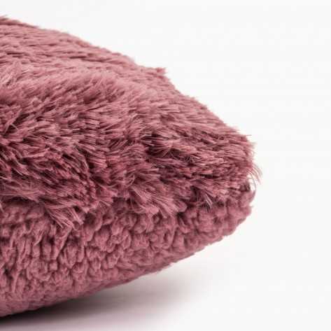 Cuscino pelo Sherpa malva/rosa 45x45 cuscini-quadrati-in-tinta-unita