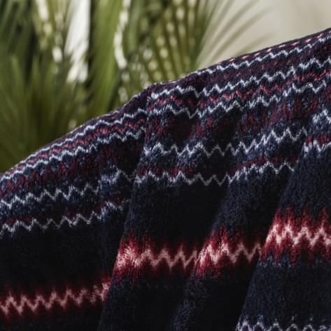 Coperta pile coral Justino bordeaux Coperta pile coral Justino bordeaux