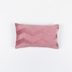 Cuscino rettangolare 30x50 New Traza rosa chiaro -federa+imbottitura casa