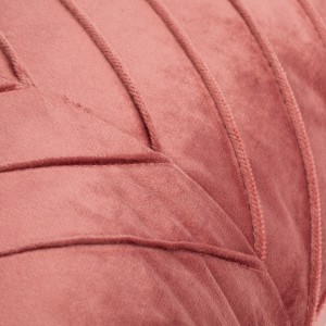 Cuscino rettangolare  New Espiga marsala 30x50 - federa + imbottitura 2