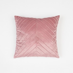 Cuscino quadrato New Espiga rosa chiaro 50x50 - federa+imbottitura