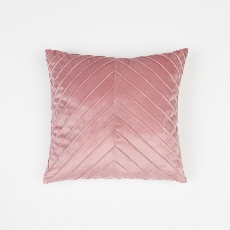 Cuscino quadrato New Espiga rosa chiaro 50x50 - federa+imbottitura cuscini