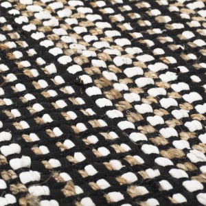 Tappeto cotone Mirra nero 2