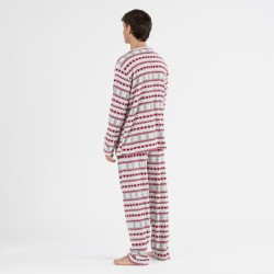 Pigiama pile coral uomo Filipo rosso Pigiama pile coral uomo Filipo rosso