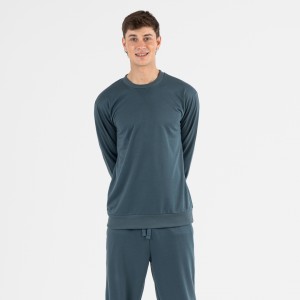 Set sportivo lungo uomo verde menta
