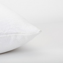 Cuscino quadrato piquet Flor 55x55 bianco-federa+imbottitura cuscini-quadrati-stampati