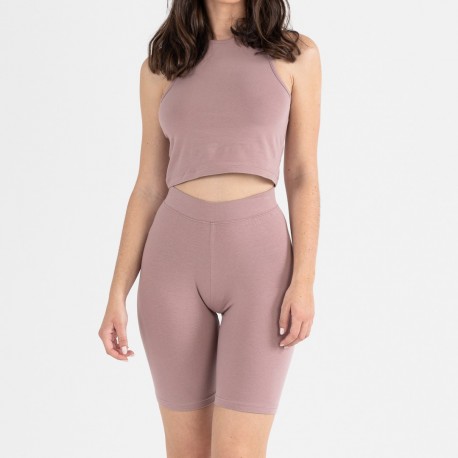 Set sportivo culotte donna malva