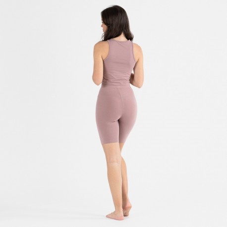 Set sportivo culotte donna malva