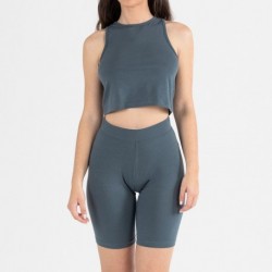 Set sportivo culotte donna verde acqua Set sportivo culotte donna verde acqua