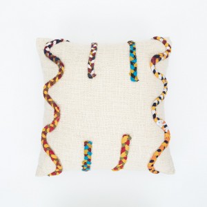 Cuscino quadrato cotone Gabon 45x45 -federa + imbottitura