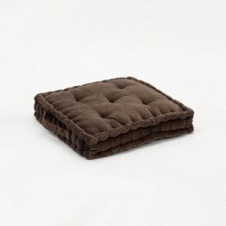 Cuscino per sedia cotone velluto nero 50x50 -federa+imbottitura cuscini-per-sedie