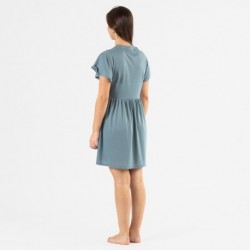 Vestito manica corta verde acqua Vestito manica corta verde acqua