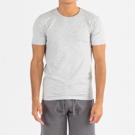 Set sportivo corto uomo grigio - antracite