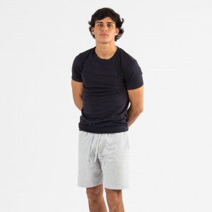 Set sportivo corto uomo navy - grigio
