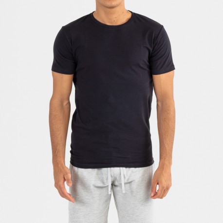 Set sportivo corto uomo navy - grigio