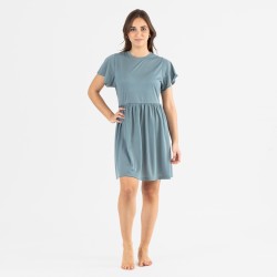 Vestito manica corta verde acqua Vestito manica corta verde acqua