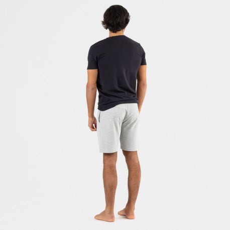 Set sportivo corto uomo navy - grigio
