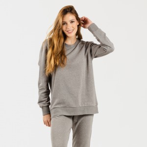 Set sportivo lungo donna grigio