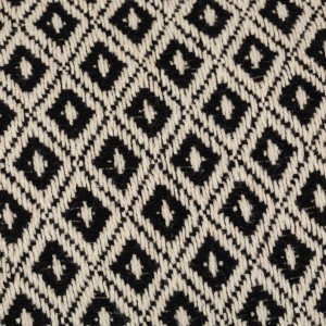 Cuscino cotone Rombito nero 45x45 - fodera+imbottitura 2