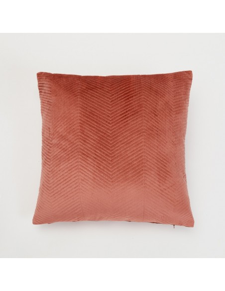 Cuscino quadrato New Hungria marsala 50x50 - federa + imbottitura