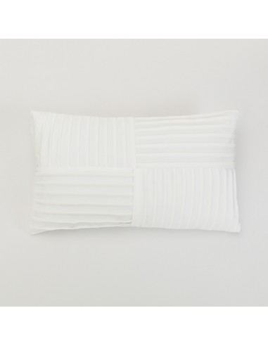Cuscino rettangolare 30x50 New Cuadros bianco -federa+imbottitura cuscini-rettangolari-tinta-unita