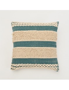 Cuscino quadrato cotone Domus 45x45 - federa + imbottitura