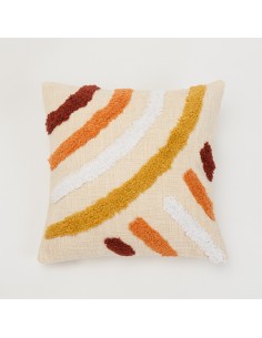 Cuscino quadrato cotone Lena 45x45 - federa + imbottitura
